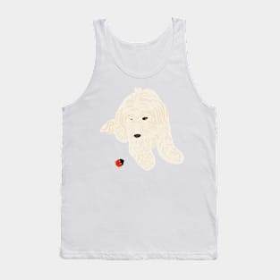 Maltipoo and Ladybug Tank Top